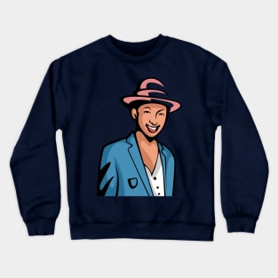 k'naan vector cartoon Crewneck Sweatshirt